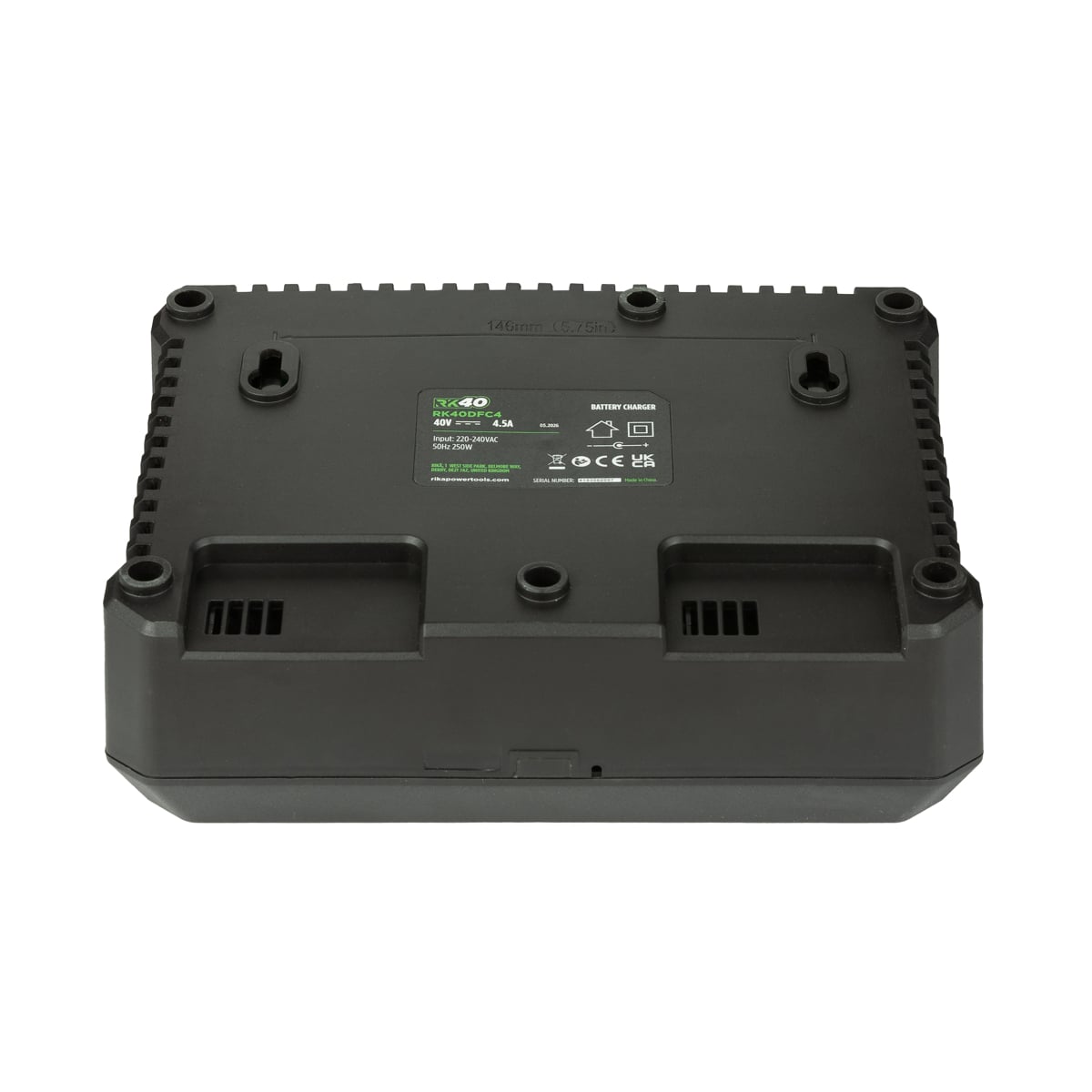 Rikä RK40 40V Double 4.0Ah Battery Fast Charger | 4.5A